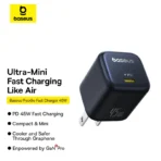 Baseus GaN Charger 45W PD Adapter - Image 2