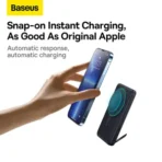 Baseus Magnetic Bracket Wireless 20W Fast Charge 10000mAh Power Bank - Image 7