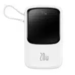 Baseus Qpow 10000mAh 15W Digital Display Powerbank with iP Cable (PPQD050103)