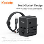 Mcdodo 45W GaN Universal Travel Adapter with Type-C to C Cable - Image 3