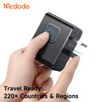 Mcdodo 45W GaN Universal Travel Adapter with Type-C to C Cable - Image 2