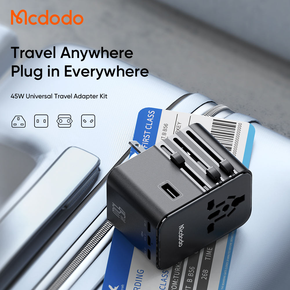 Mcdodo 45W GaN Universal Travel Adapter 5