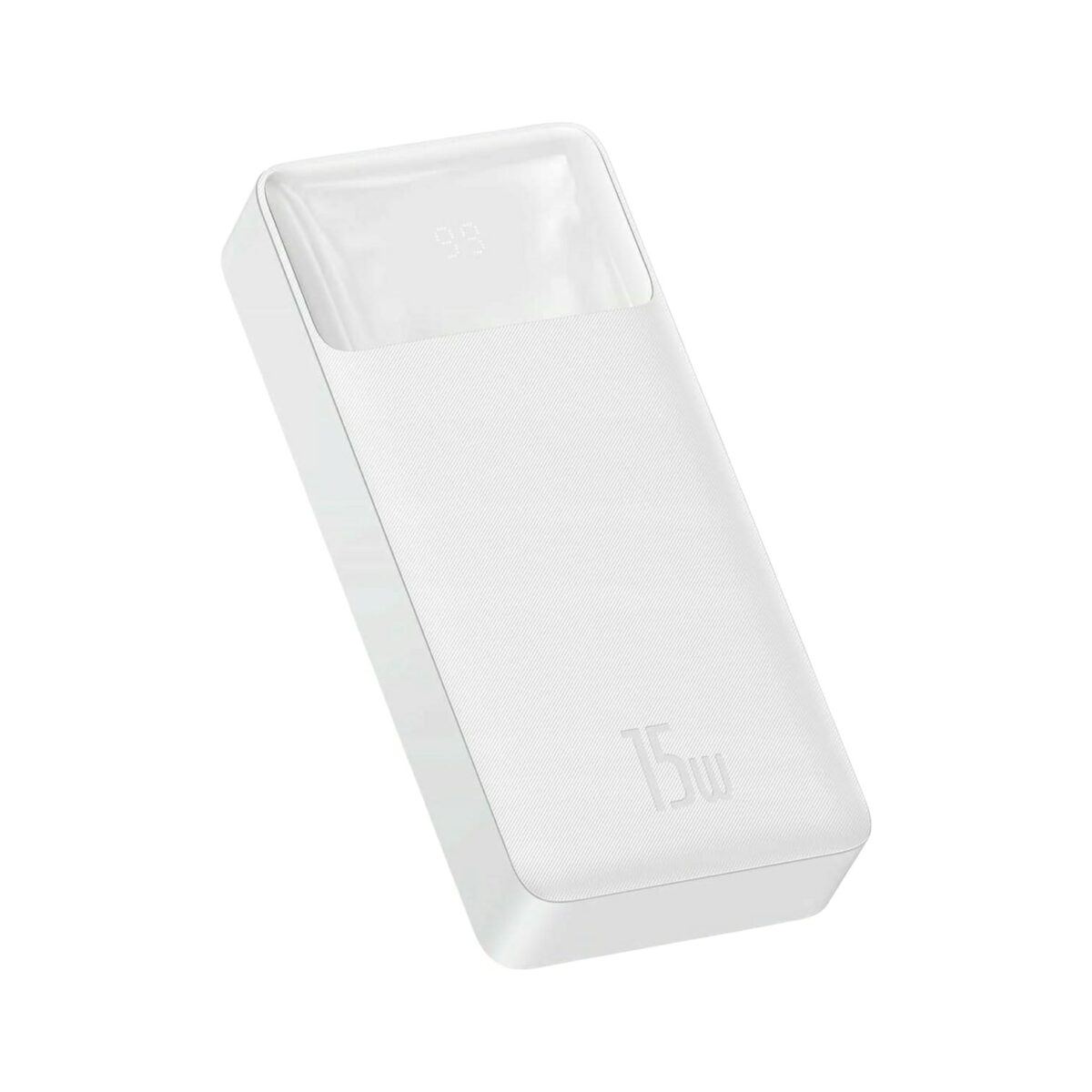 Baseus Bipow 15W 20000mAh Digital Display Power Bank White - Image 1