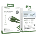 Acefast c2-01 USB-C to Lightning Zinc Alloy Silicone Charging Data Cable - Image 7