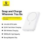 Baseus EnerFill Magnetic 22.5W 10000mAh Power Bank - Image 2