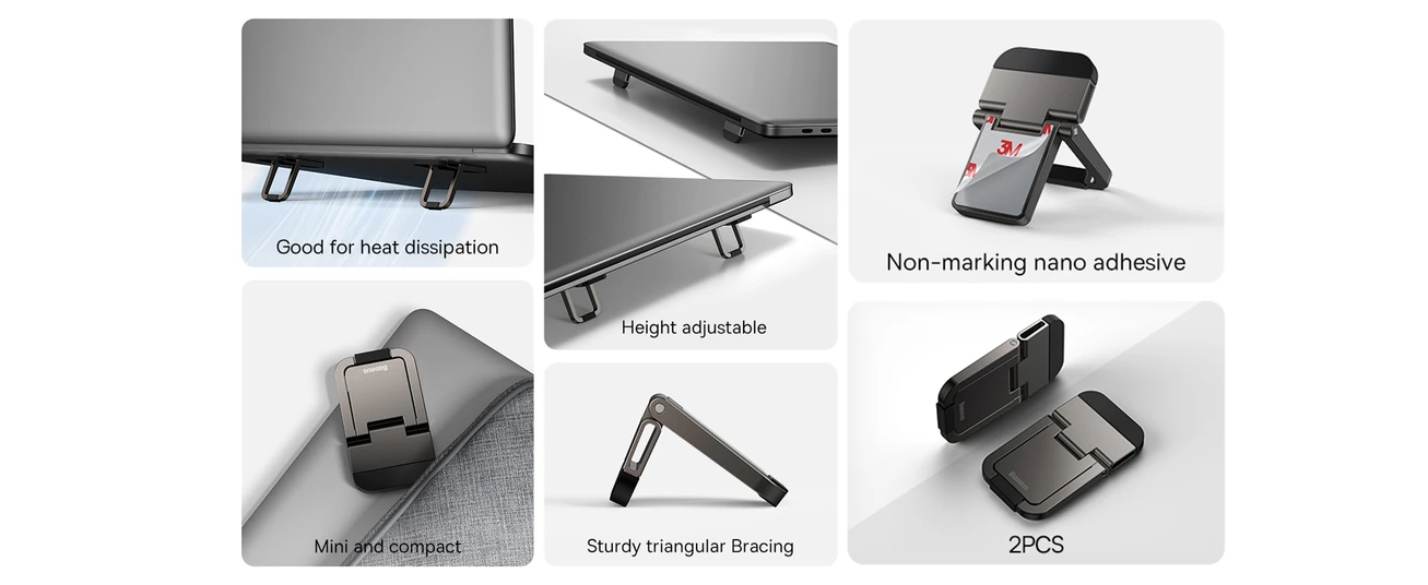 Baseus Slim Laptop Kickstand 2 PCS LUZC000013 6