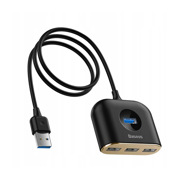 Baseus Square Round 4 in 1 USB Hub Adapter