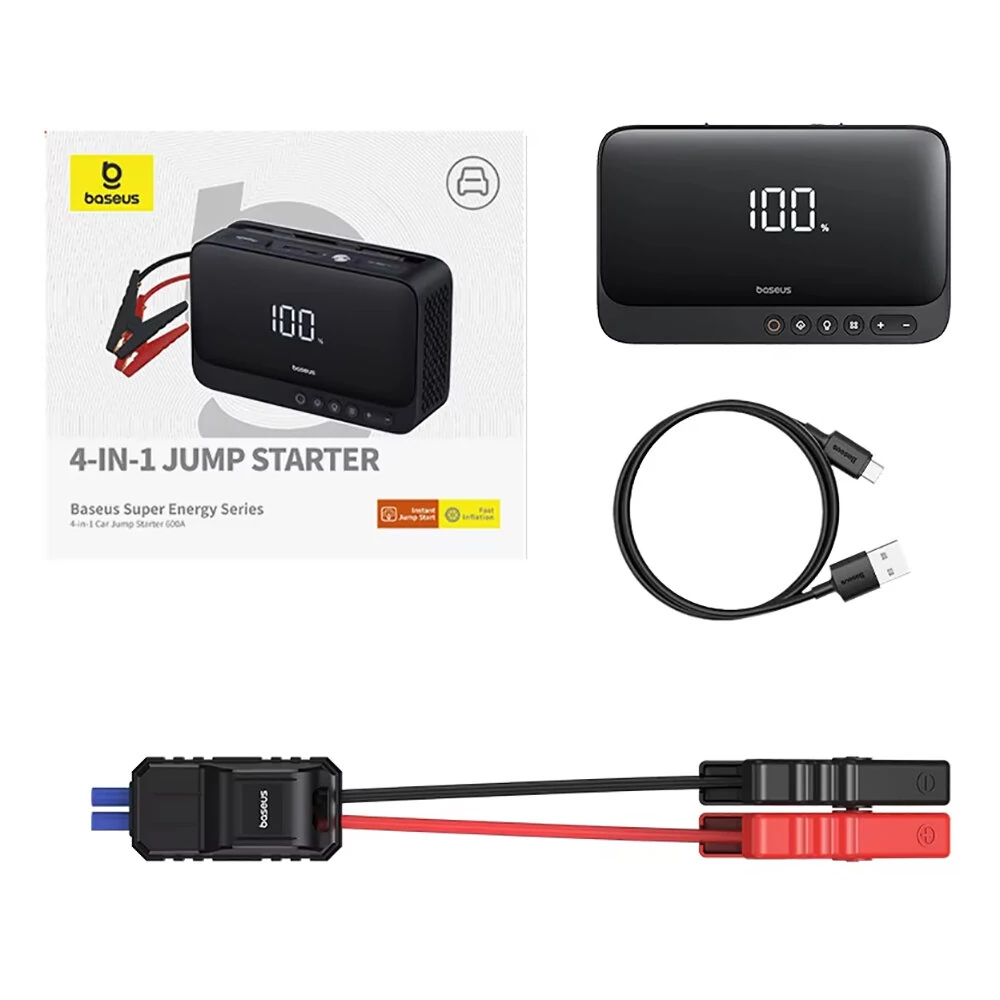 Baseus Super Energy Series 4 in 1 Car Jump Starter 600A 3