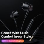 Mcdodo 3.5mm Half in Ear Earphone With Mic - Image 2