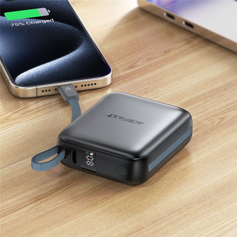 ACEFAST M23 Power Bank 10000mAh 22.5W Built In Dual Cables 2