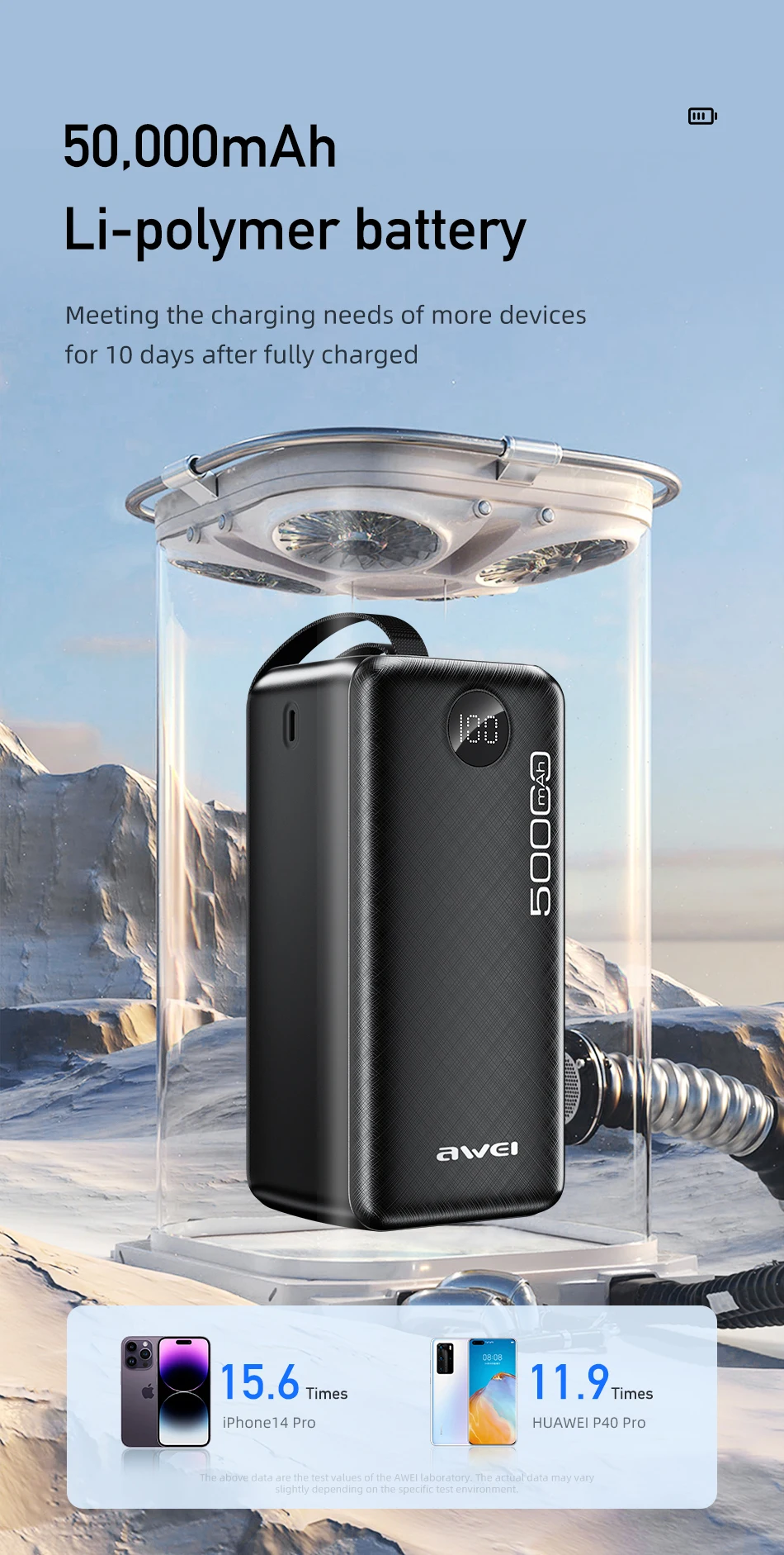 Awei P36K 50000mah Powerbank 2