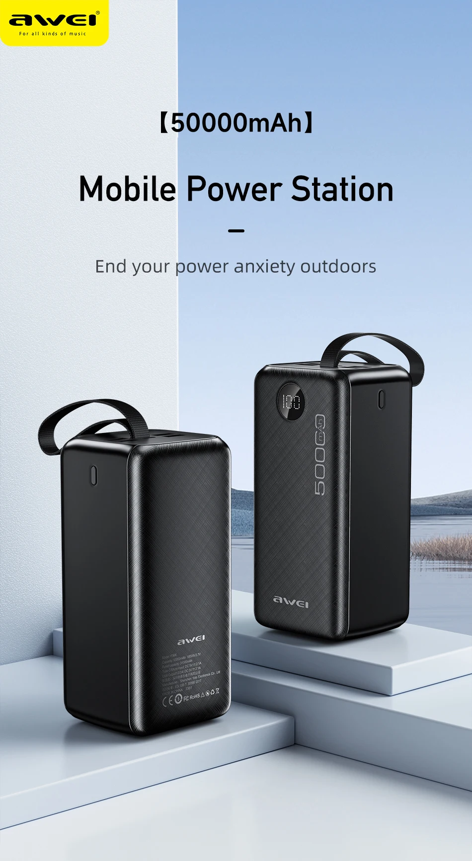 Awei P36K 50000mah Powerbank 4