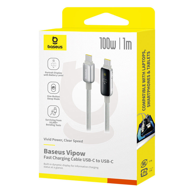 Baseus Vipow 100W Fast Charging Cable USB C to USB C P10381802851 11