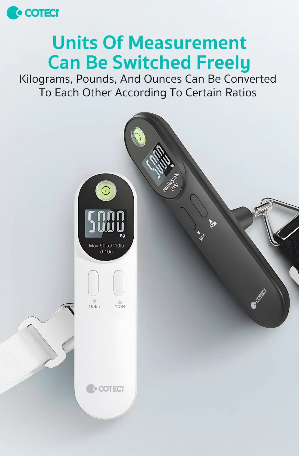 COTECi TR 044 Digital Luggage Scale 50kg 5