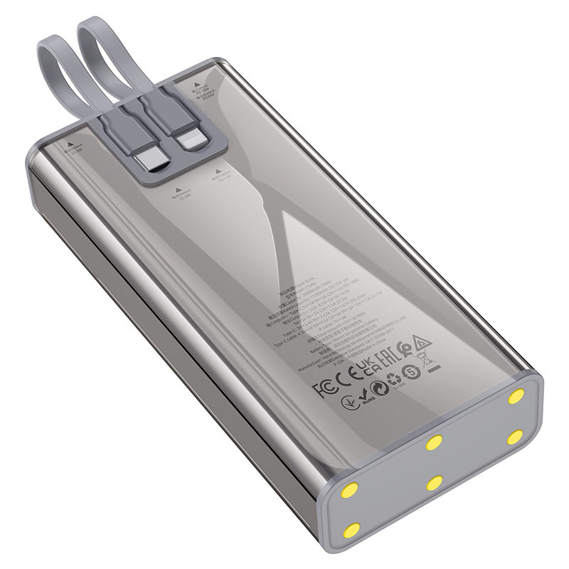 HOCO J104A 22.5w 20000mAh Fully Compatible Powerbank with Cable 1