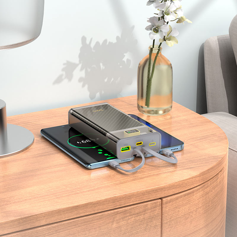 HOCO J104A 22.5w 20000mAh Fully Compatible Powerbank with Cable 3