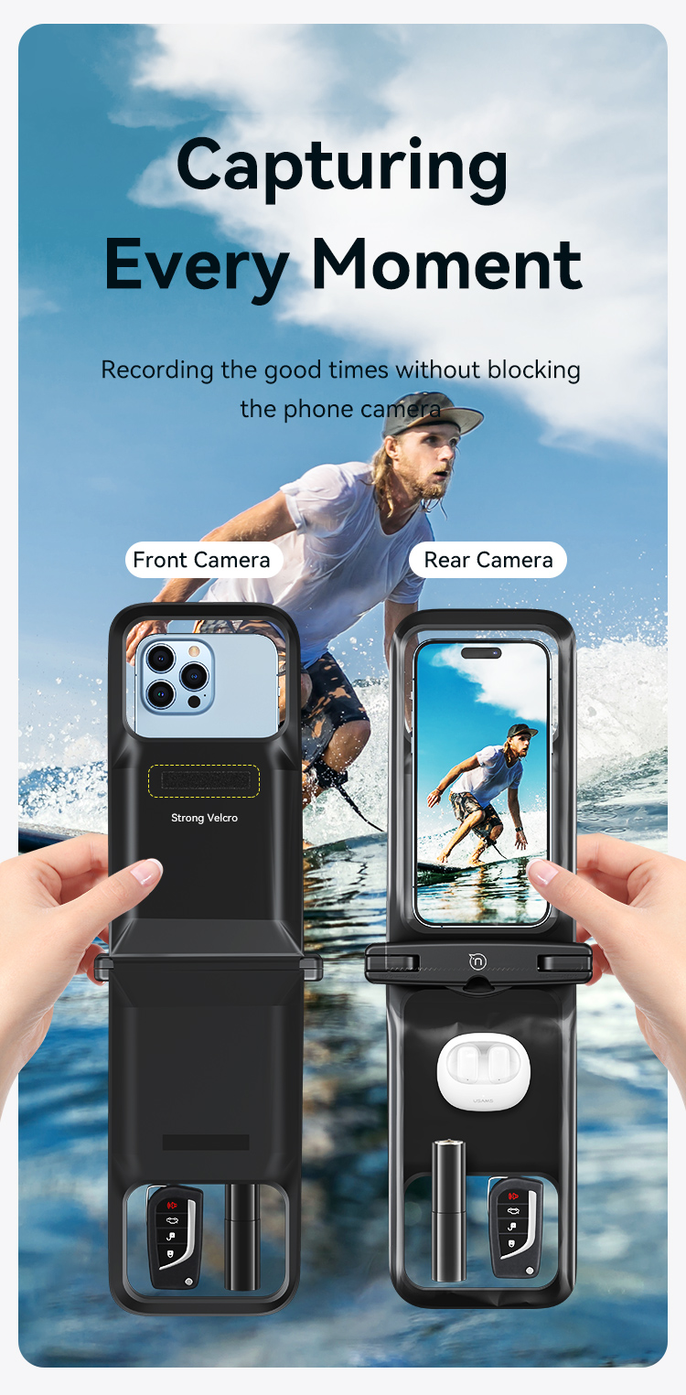 USAMS YD014 IP68 Waterproof Bag Mobile Phone Case 
