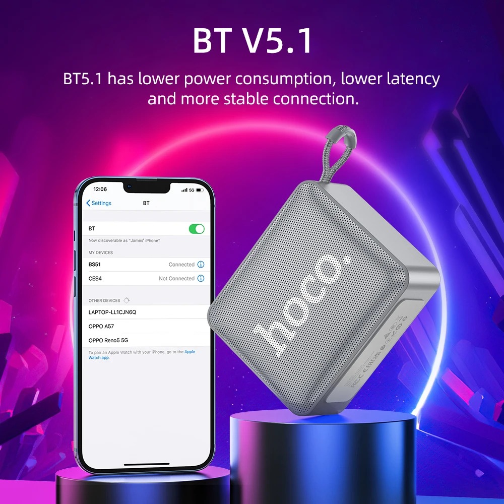 Hoco BS51 Mini Bluetooth Speaker 3