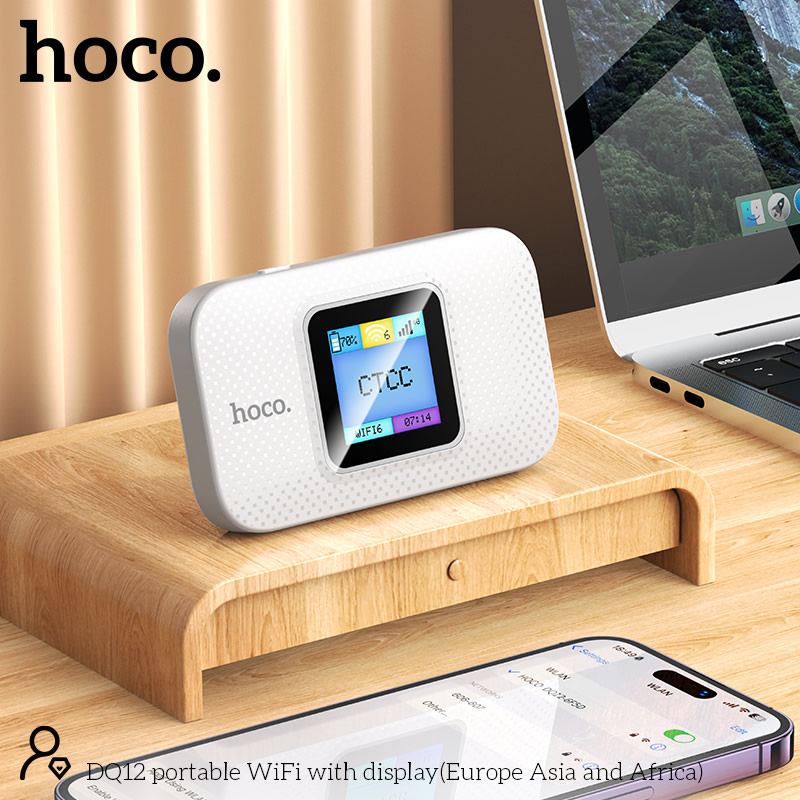 Hoco DQ12 Mobile Portable Pocket WiFi with Display 3
