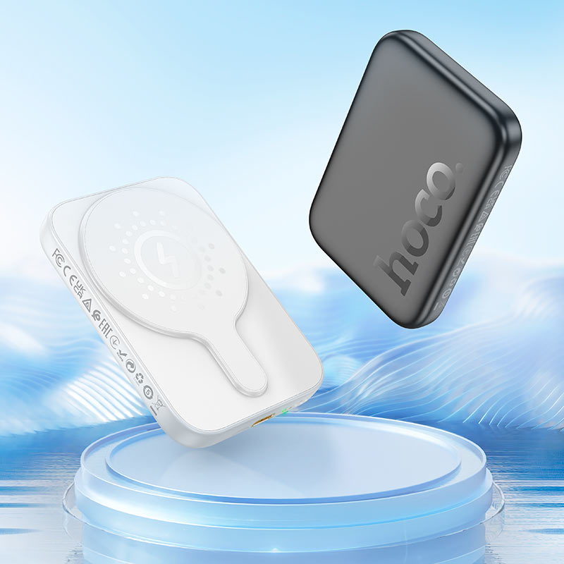 Hoco J117 Magnetic Wireless Charging Power Bank PD 20W 5000Mah – Black 2