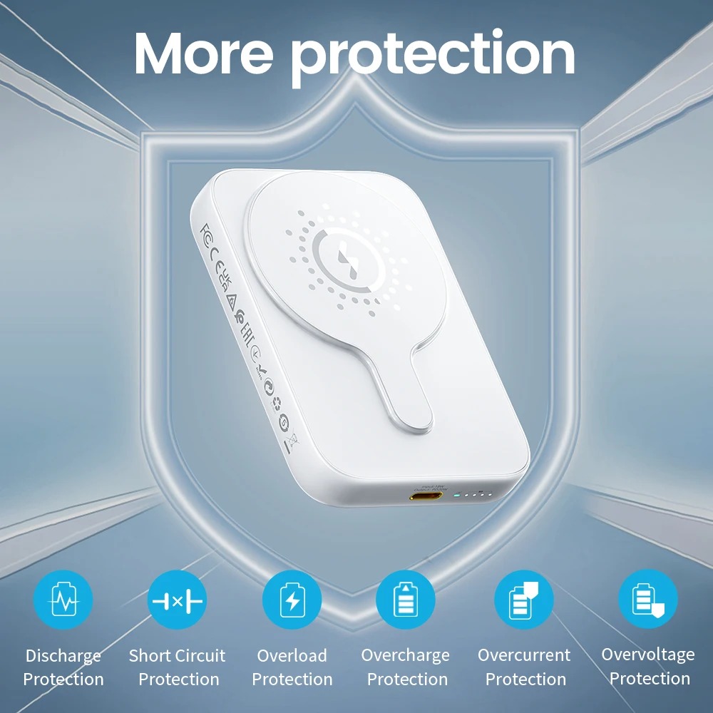 Hoco J117A 10000mAh Magsafe Magnetic Wireless Powerbank 1