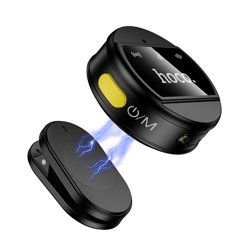 Hoco L22 Bright 2 in 1 wireless microphone with case iPType C 2