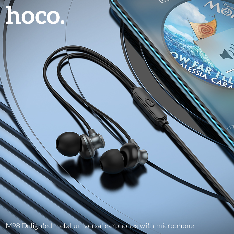 Hoco M98 Metal Universal Earphones with Microphone 1