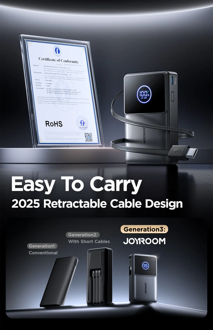 JOYROOM JR PR1 Power Bank 10000mAh 22.5W Super Fast Charging 4