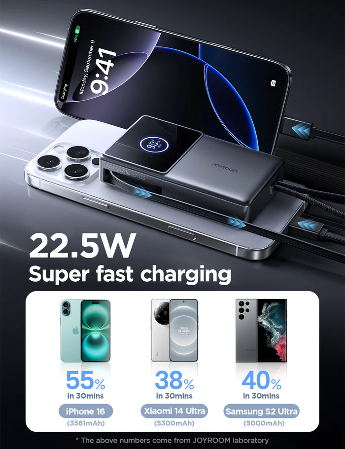 JOYROOM JR PR1 Power Bank 10000mAh 22.5W Super Fast Charging 7