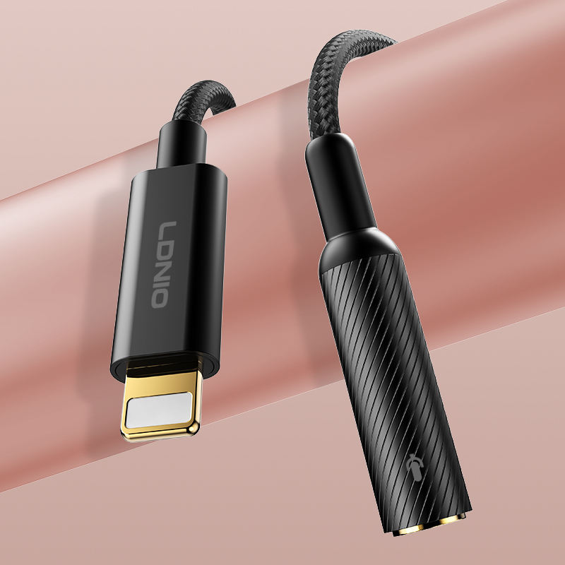LDNIO LS T90i Lightning To 3.5mm Female Adapter 3
