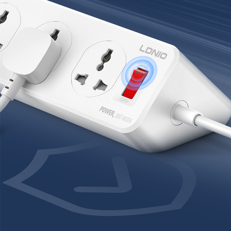 LDNIO SC10610C Power Strip With 10 Outlets 6 USB Ports 2