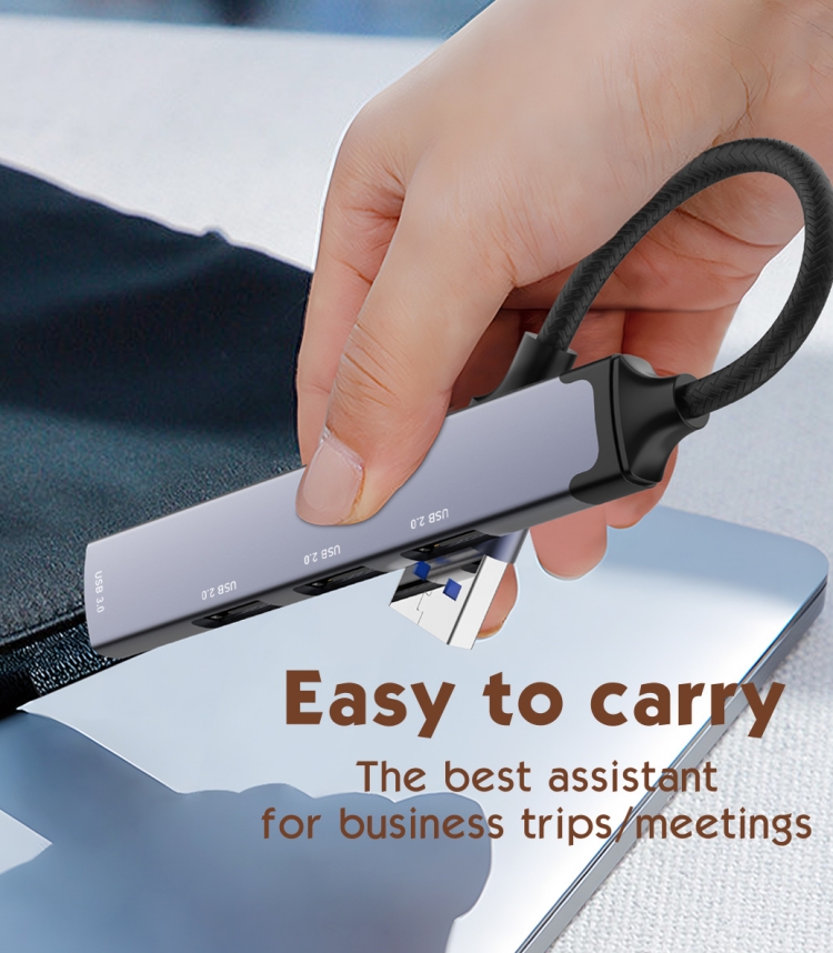 Ldnio DS 44U 4 in 1 USB Hub Multiport Docking Station 4