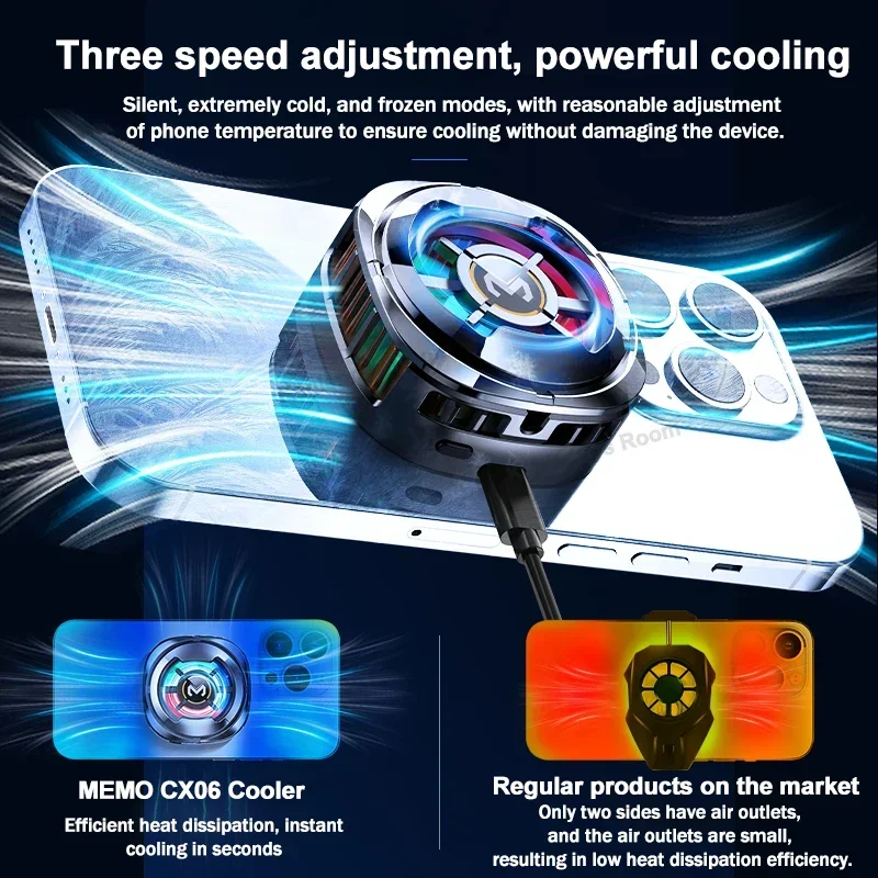 MEMO CX06 Magnetic Mobile Phone Cooler Extreme Gadgets 7