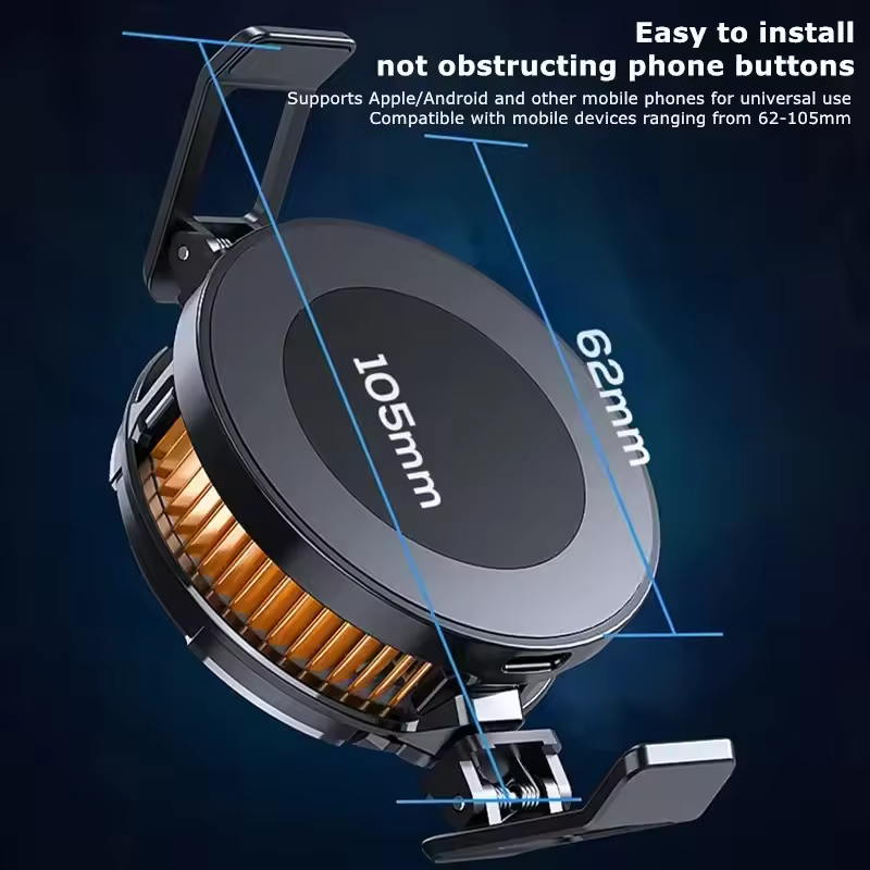 MEMO CX07 Magnetic Cooler Fan 15W Instant Heatdissipation Phone Cooler Semiconductor Heatsink Compatible with Mobile and Tab Cooling Fan for Gaming 17