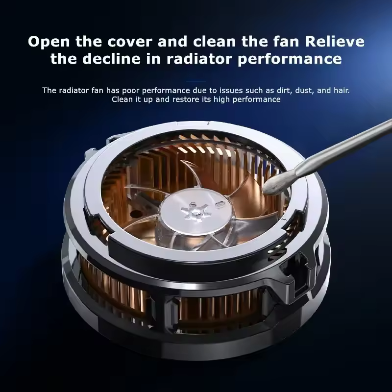 MEMO CX07 Magnetic Cooler Fan 15W Instant Heatdissipation Phone Cooler Semiconductor Heatsink Compatible with Mobile and Tab Cooling Fan for Gaming 18