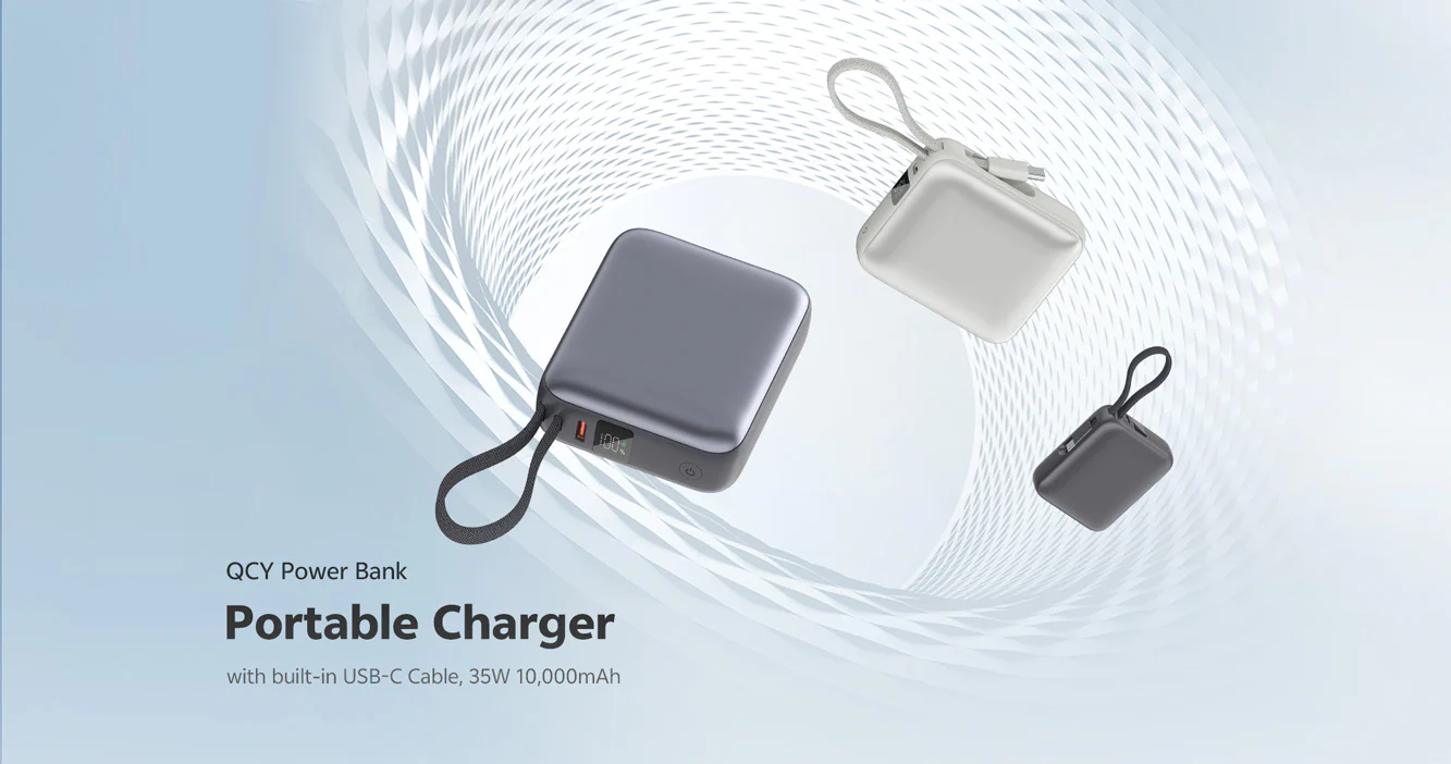 QCY PB10C 10000mAh 35W PD Fast Charging Mini Power Bank 3