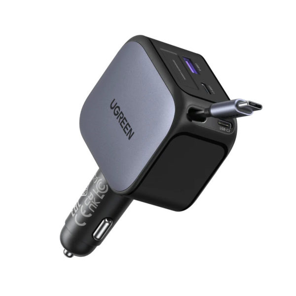 UGREEN 145W Retractable Car Charger EC604