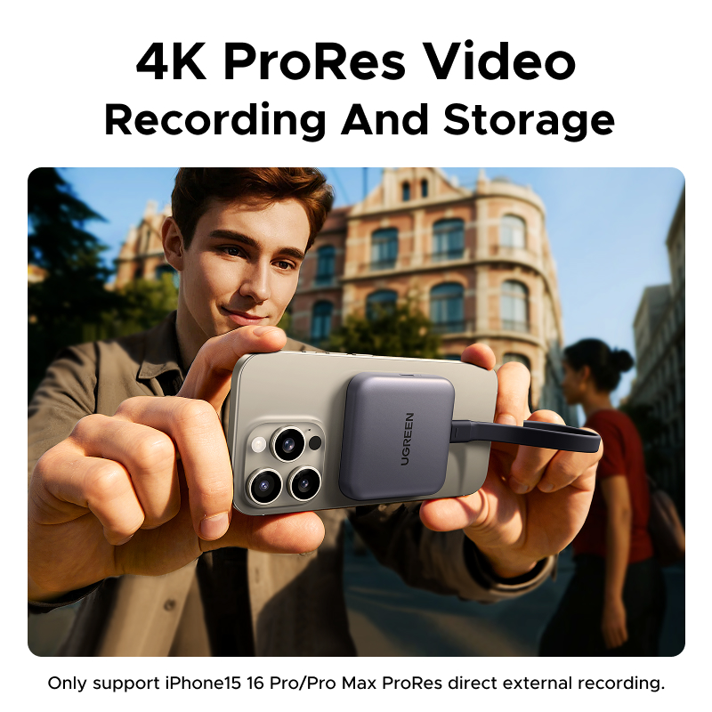 UGREEN 65095 CM898 MagFlow Portable Magnetic USB C Card Reader 7