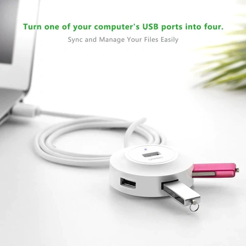 UGREEN CR106 50262 4 in 1 USB to USB 2.0 4 Ports 25cm HUB