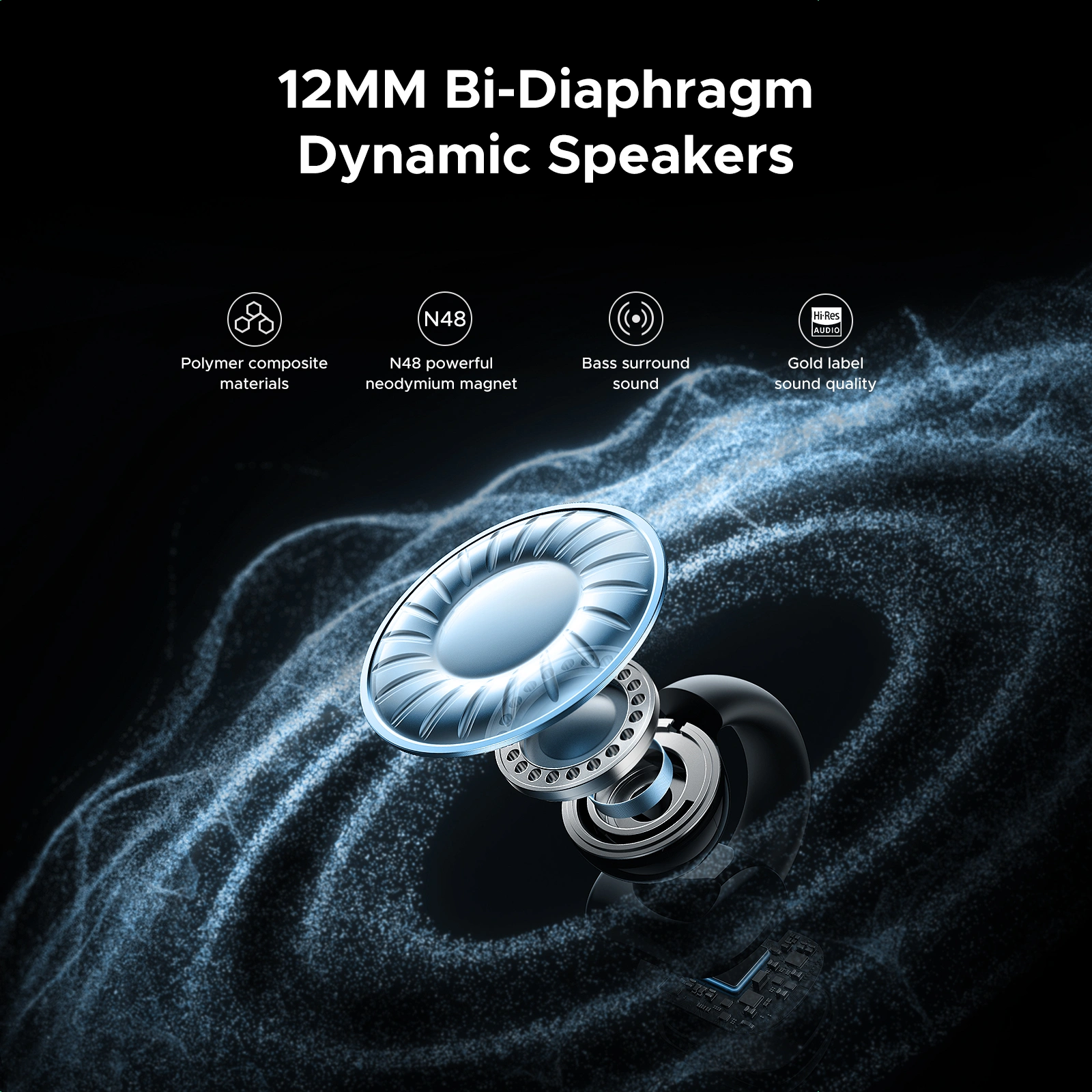 UGREEN HiTune S3 True Wireless Earbuds Black WS209 45785 Ugreenlk 3