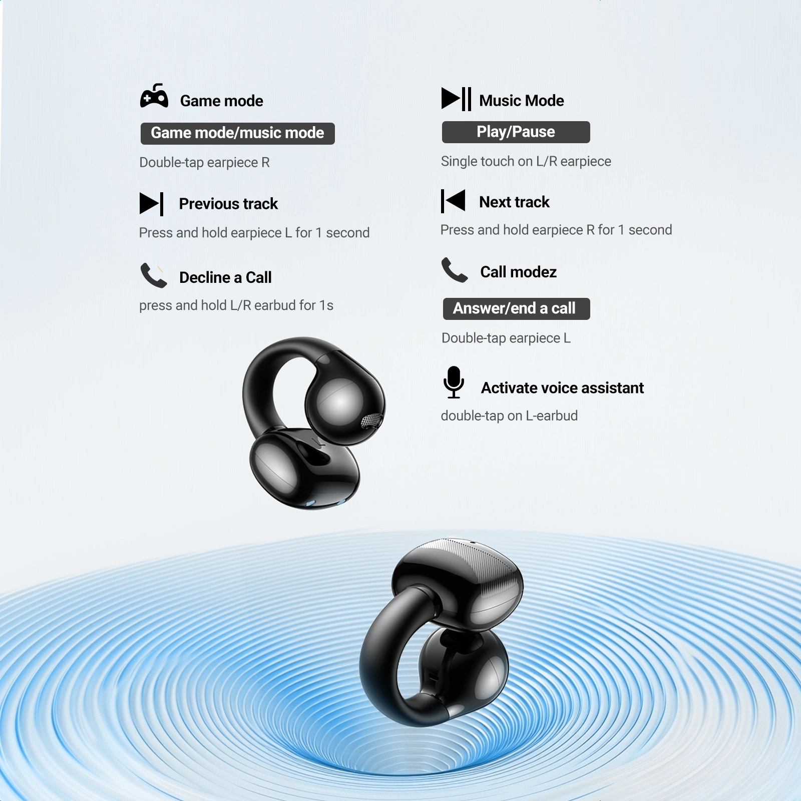 UGREEN HiTune S3 True Wireless Earbuds Black WS209 45785 Ugreenlk 9