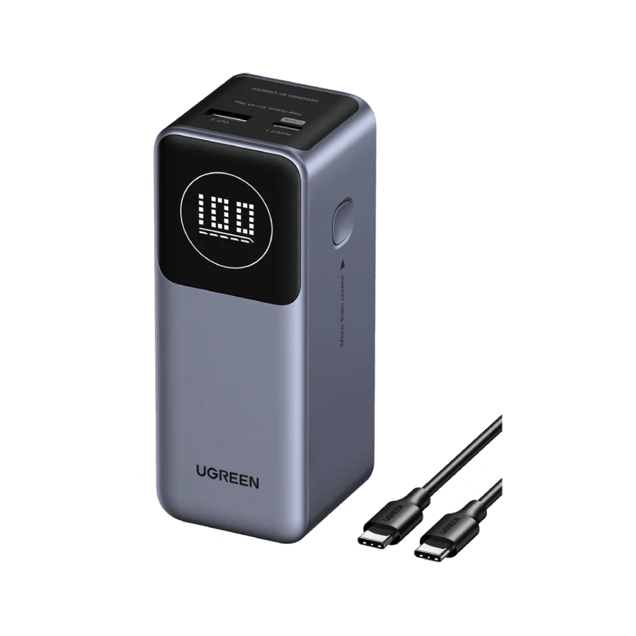 UGREEN Nexode Power Bank 12000mAh 100W with Smart Digital Display 35526 (1) UGREEN Nexode Power Bank 12000mAh 100W with Smart Digital Display 35526