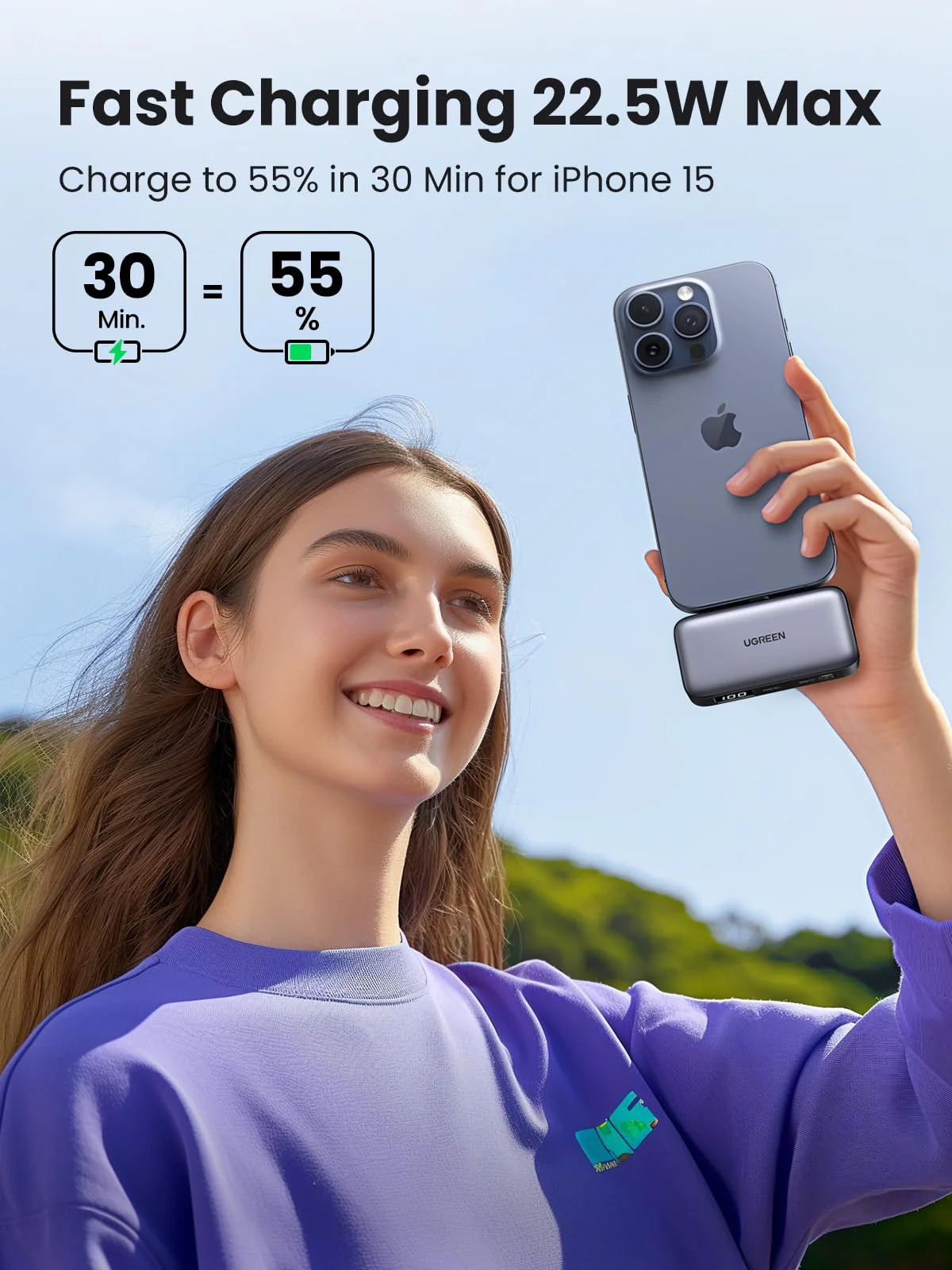 UGREEN PB503 5000mAh 22.5W Power Bank 35342