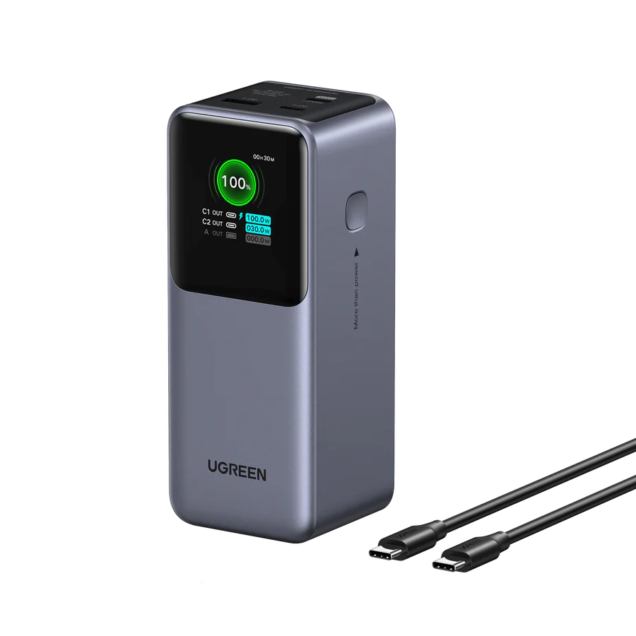 UGREEN PB721 (35524) Nexode Power Bank 20000mAh 130W with Smart Digital Display UGREEN PB721 (35524) Nexode Power Bank 20000mAh 130W with Smart Digital Display