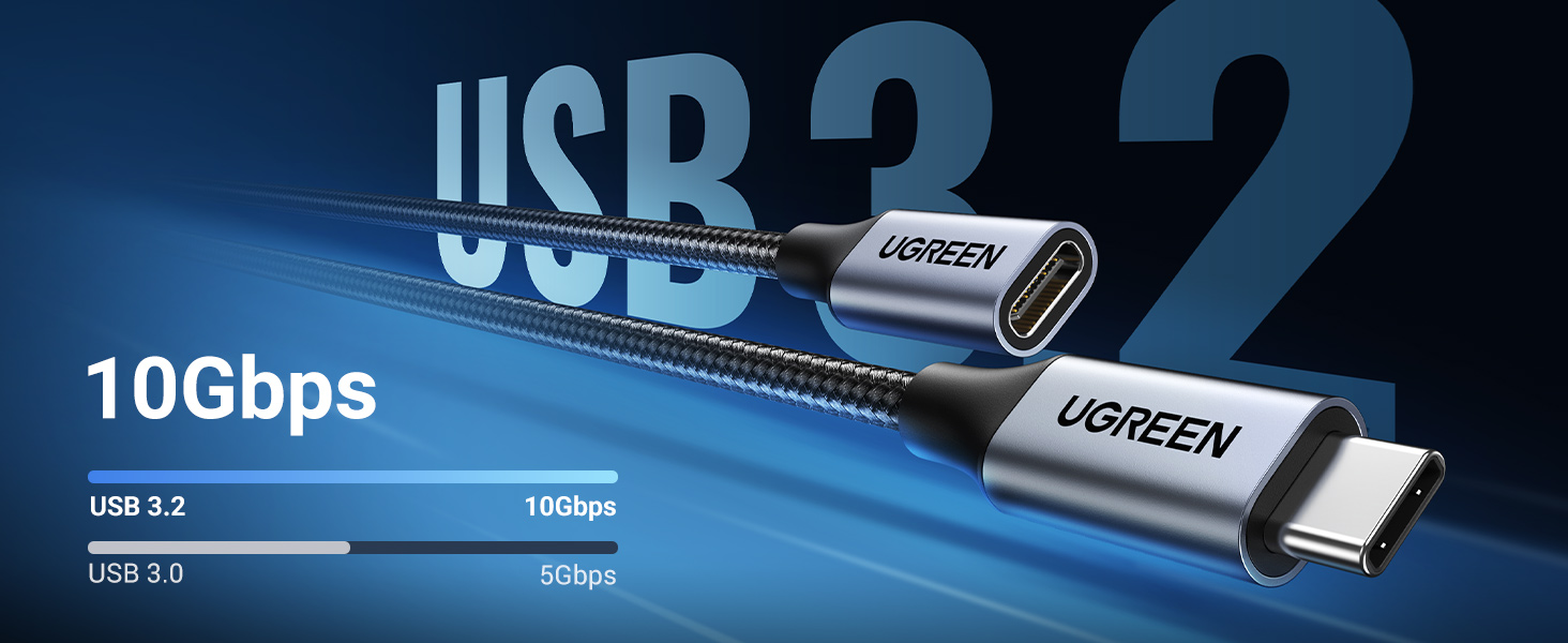 UGREEN US372 30207 USB C Extension Cable