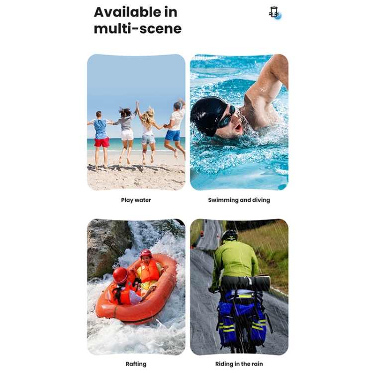 USAMS US YD012 6.7 inch Transparent Waterproof Mobile Phone Bag 2