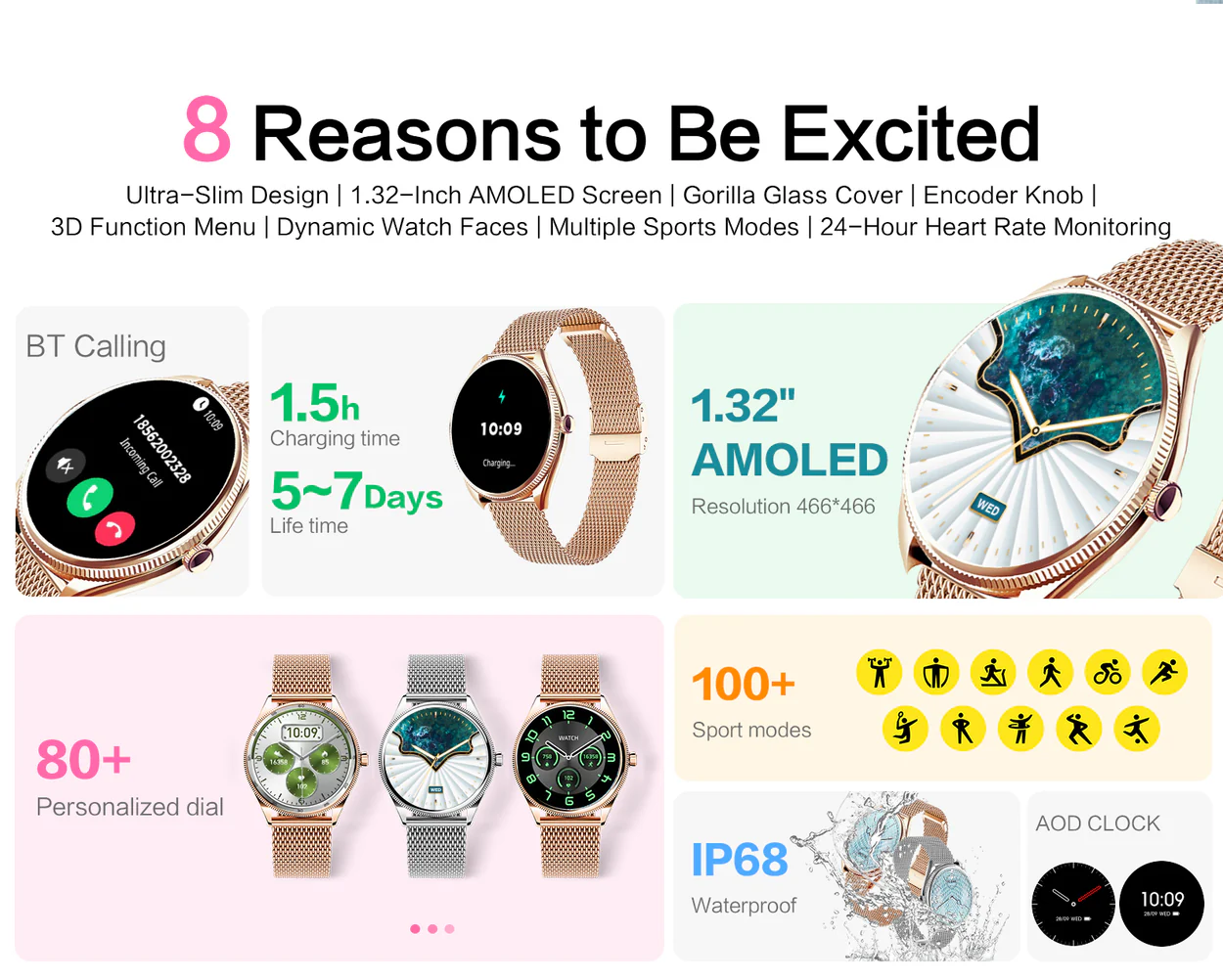 VALDUS VL60 PRO Amoled Calling Smartwatch 4