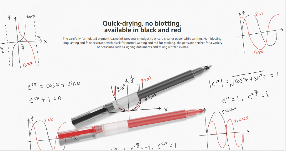 Xiaomi High capacity Gel Pen Version 2 10 Pack 1