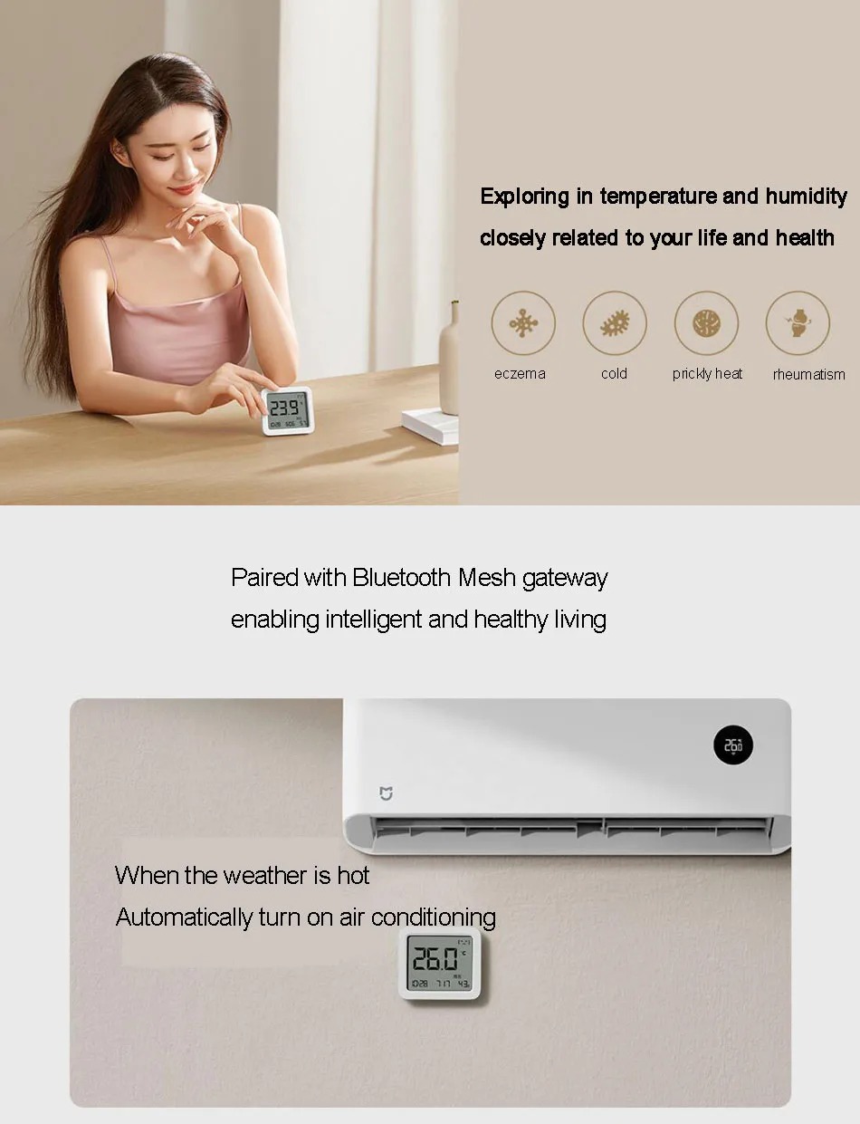Xiaomi Smart Temperature and Humidity Monitor 3 1