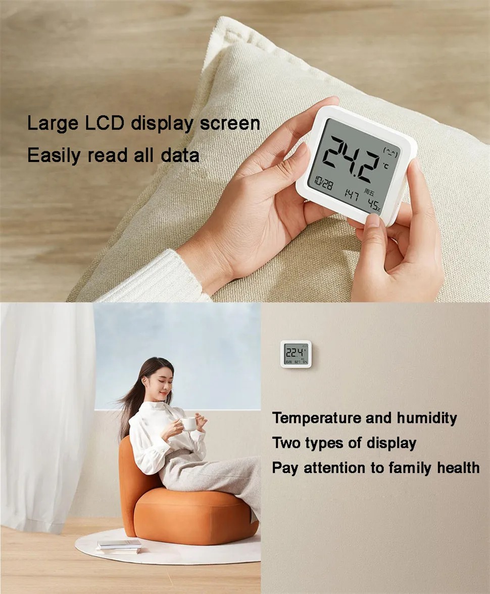 Xiaomi Smart Temperature and Humidity Monitor 3 5